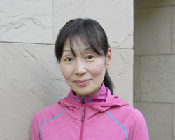 日本ウオーキング協会で健康ウオーキング指導士・歩育コーチを務める西田富美子さん